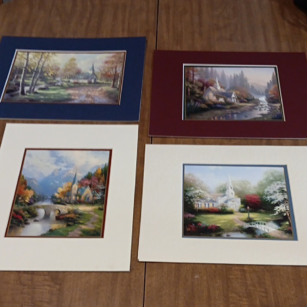 Scenic Landscape Art Prints Set